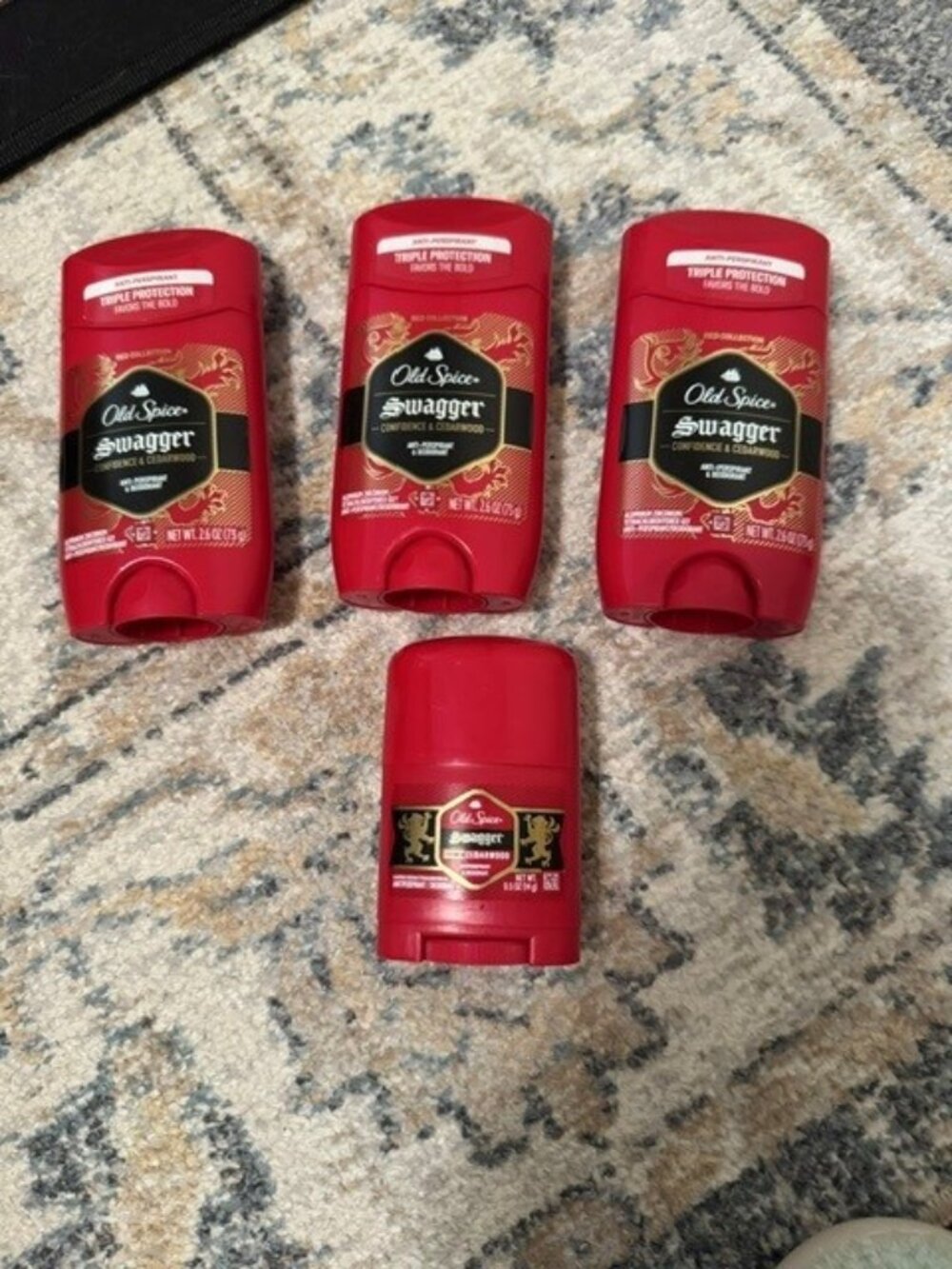 OLD SPICE SWAGGER CEDARWOOD DEODORANT BUNDLE